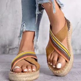 Rainbow Criss-Cross Platforms