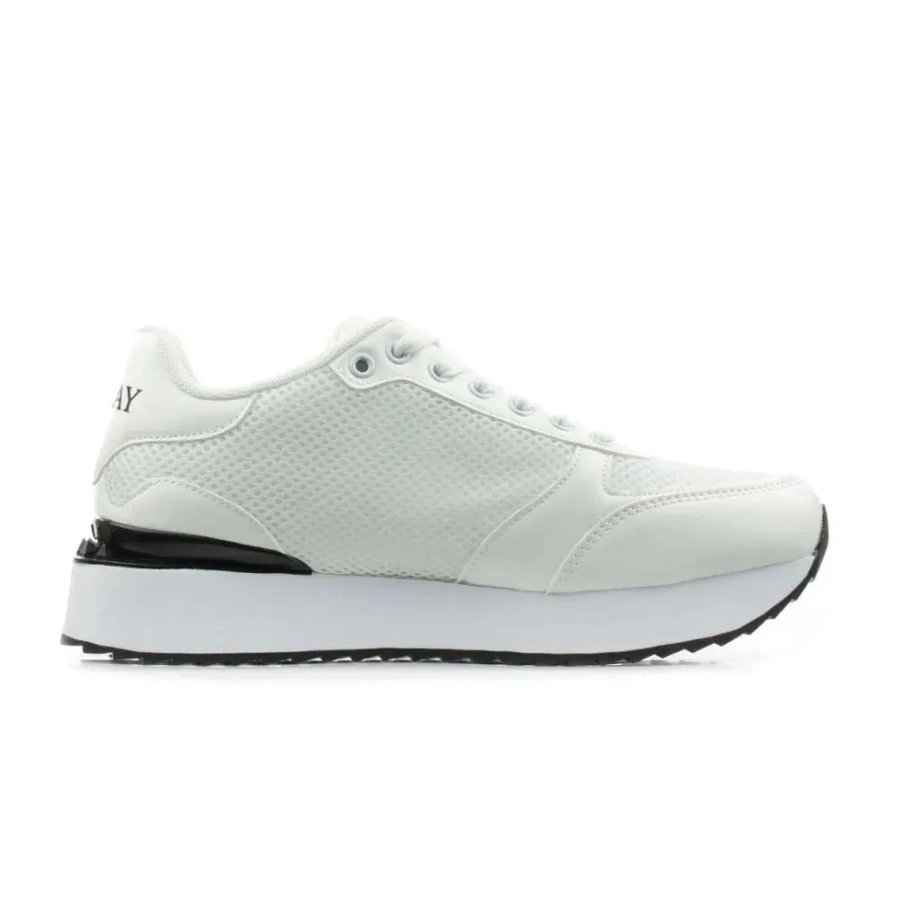 REPLAY Penny Mesh Women Sneakers RS630097T-WHTBLK
