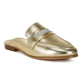 Rhinestones Slip On Mules
