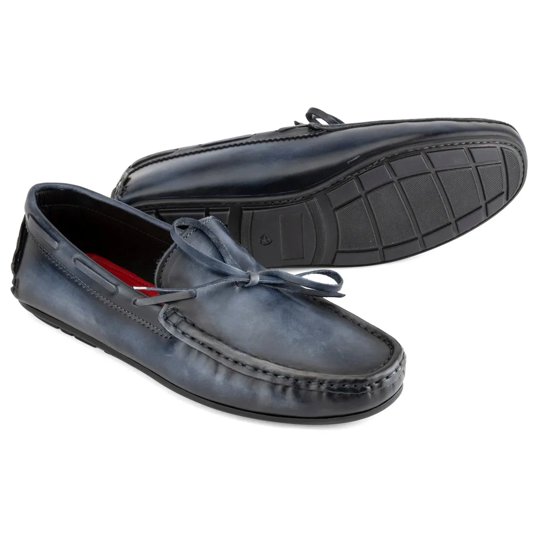 Sapphire Blue Patina Loafers