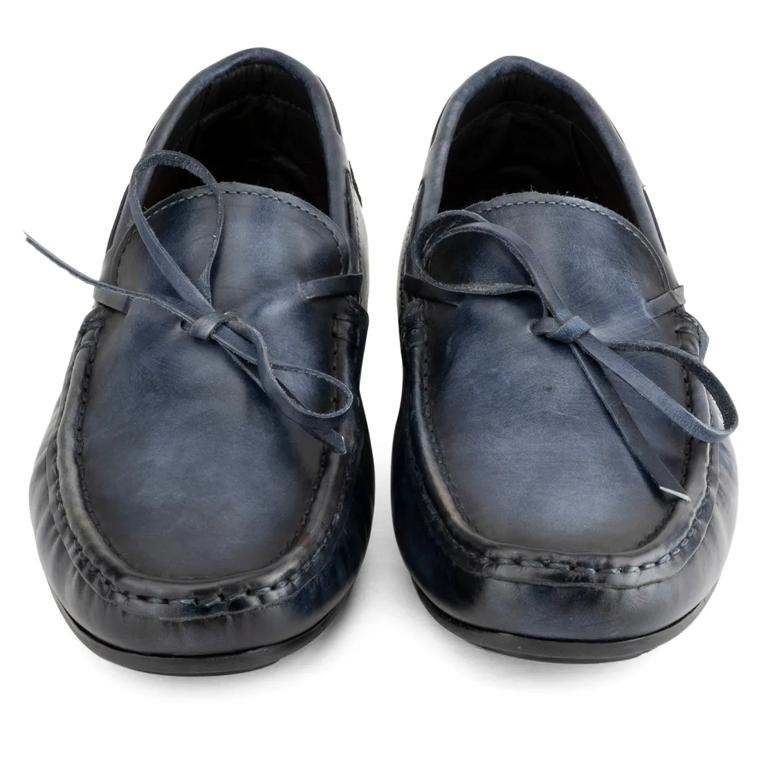 Sapphire Blue Patina Loafers