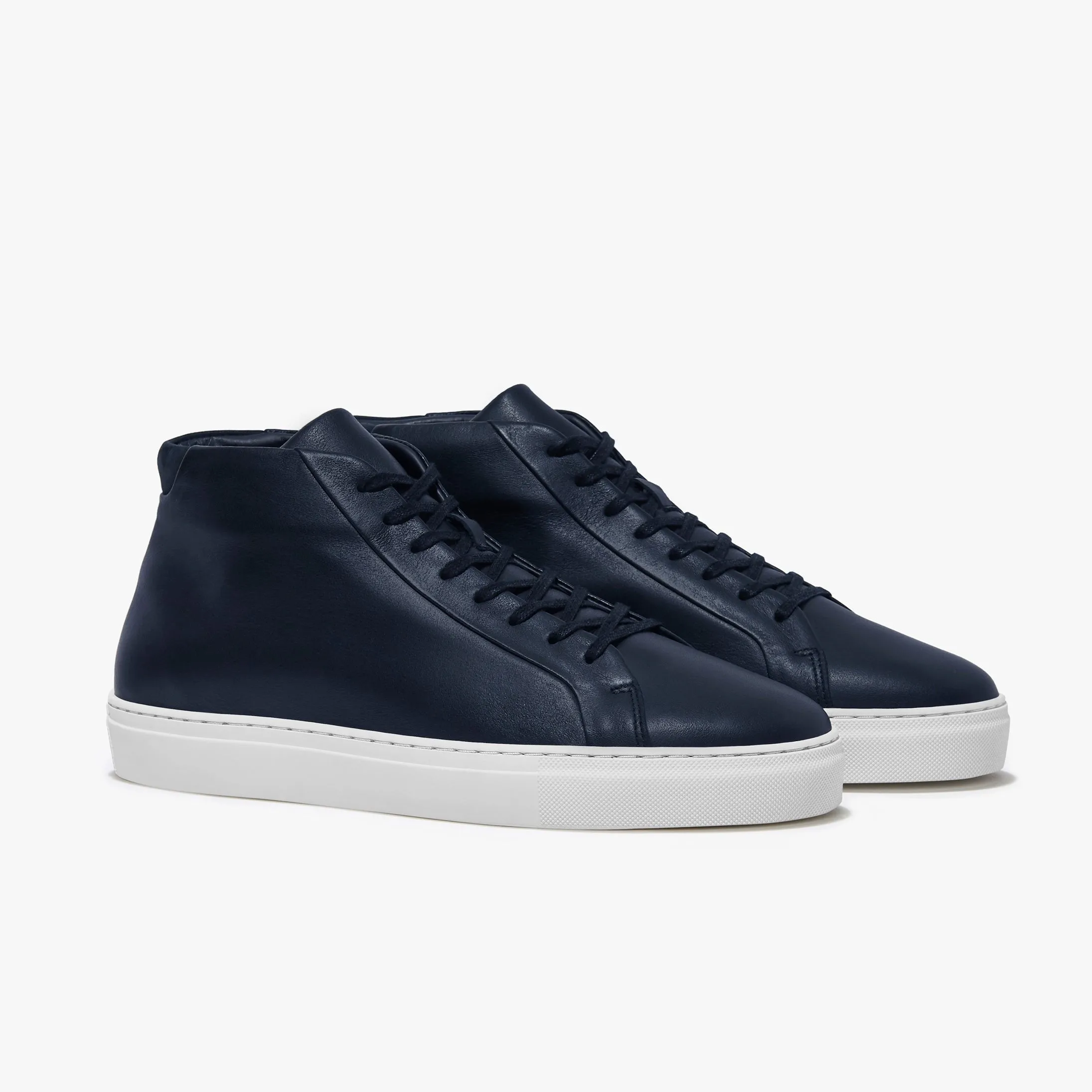 Series 4 Double Navy Leather Mens