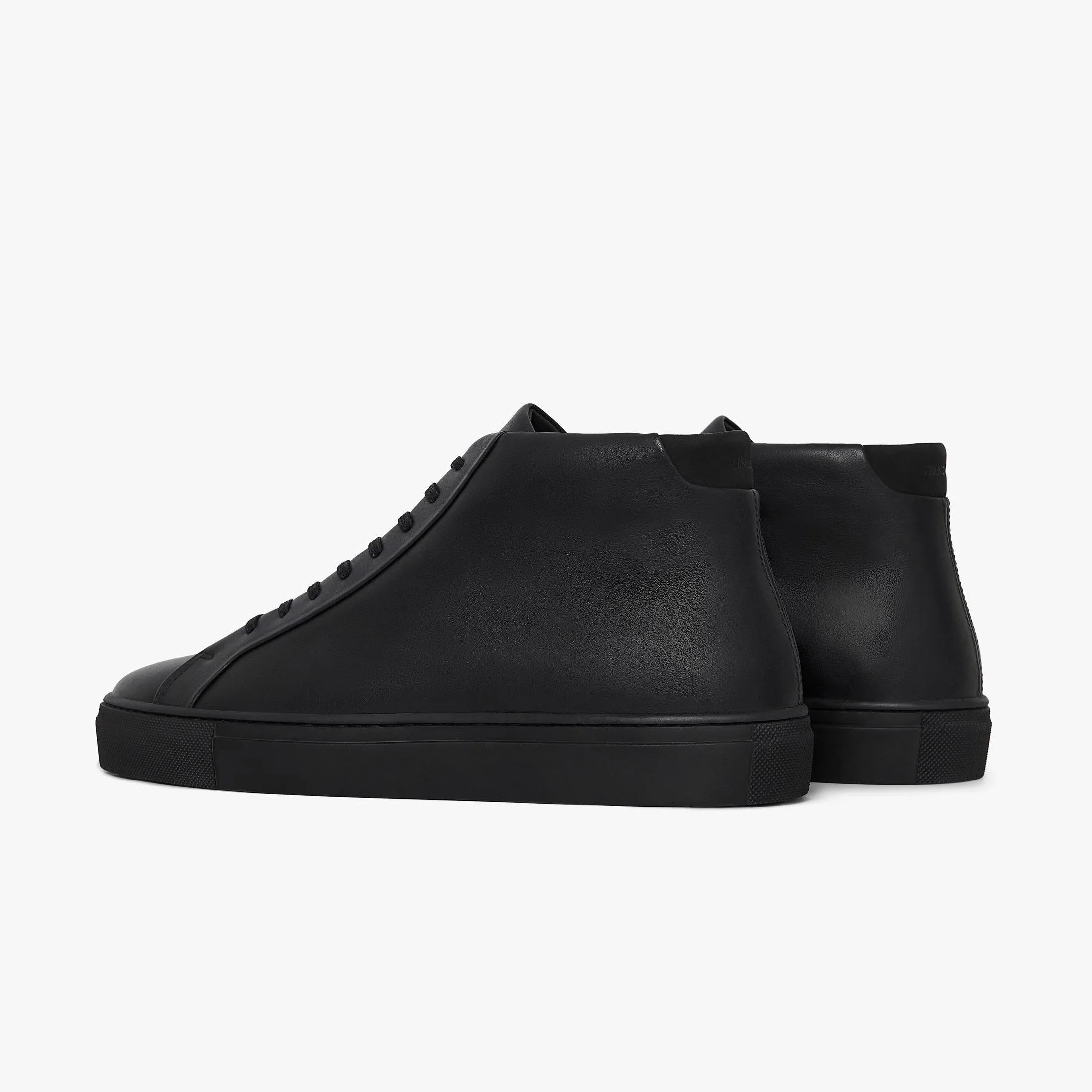 Series 4 Triple Black Leather Mens