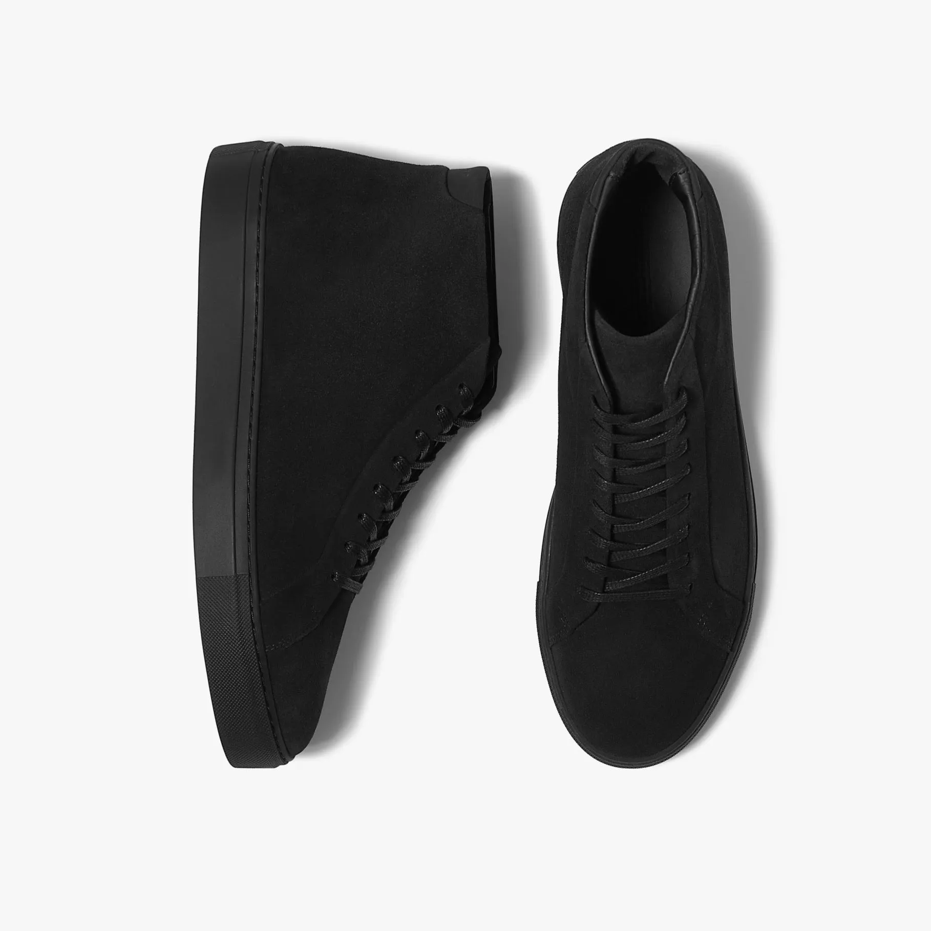 Series 4 Triple Jet Black Suede Mens