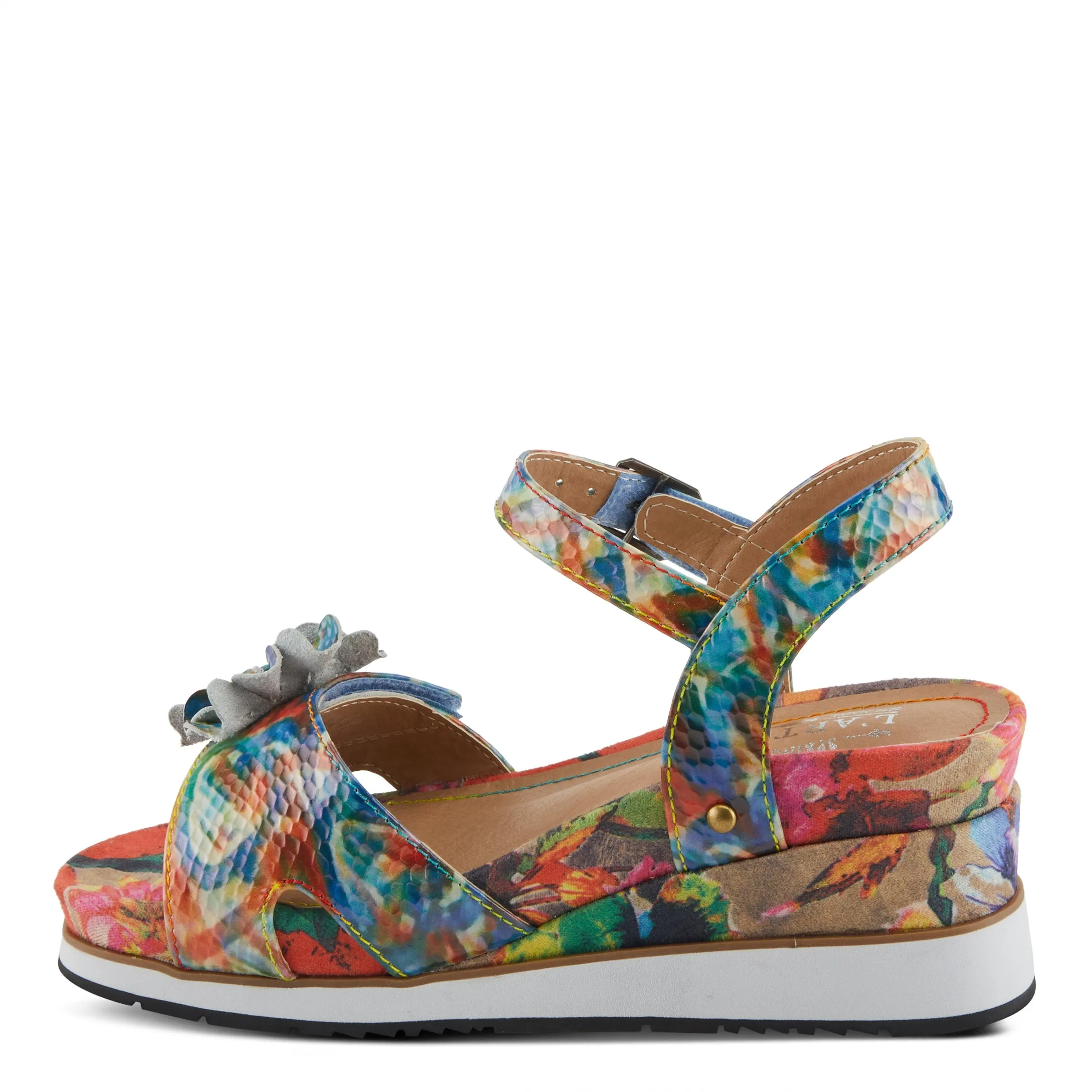 Spring Step Shoes L'Artiste Camae Sandals Women’s Leather Hook and Loop