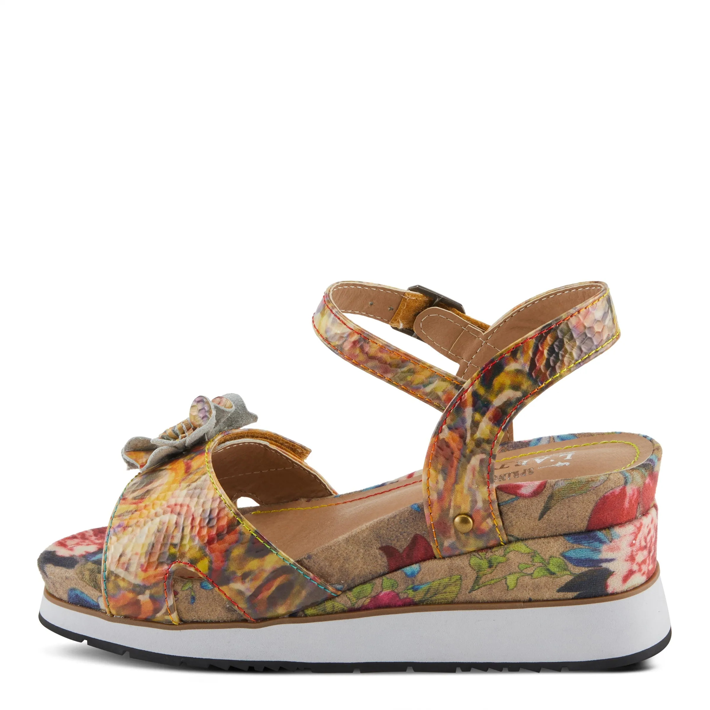 Spring Step Shoes L'Artiste Camae Sandals Women’s Leather Hook and Loop