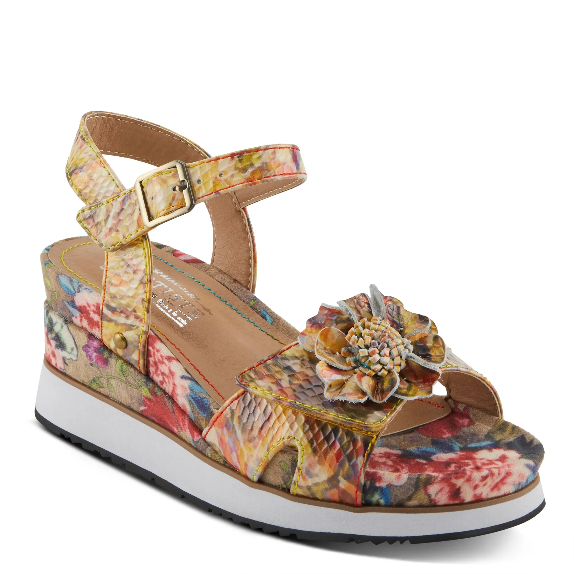 Spring Step Shoes L'Artiste Camae Sandals Women’s Leather Hook and Loop