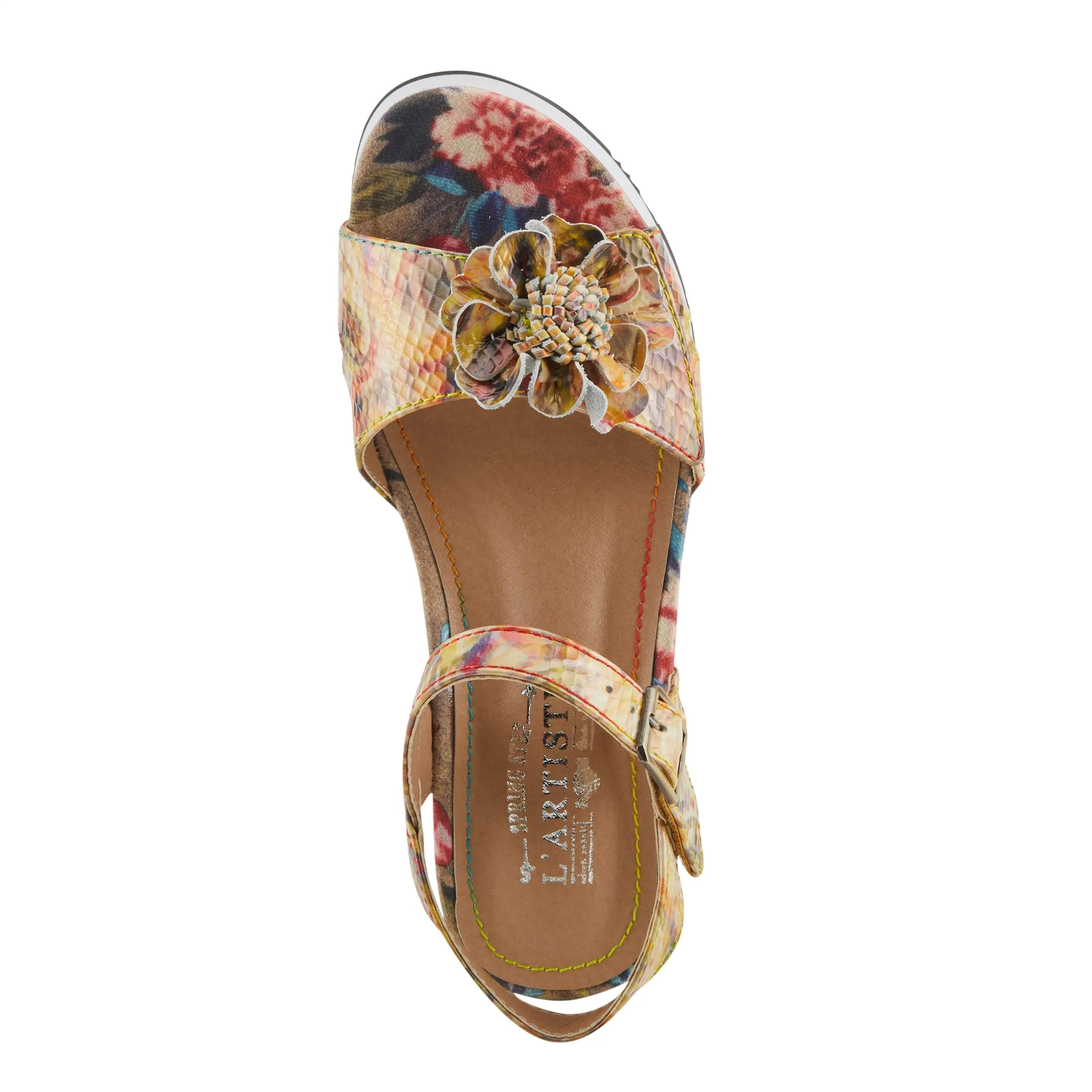 Spring Step Shoes L'Artiste Camae Sandals Women’s Leather Hook and Loop