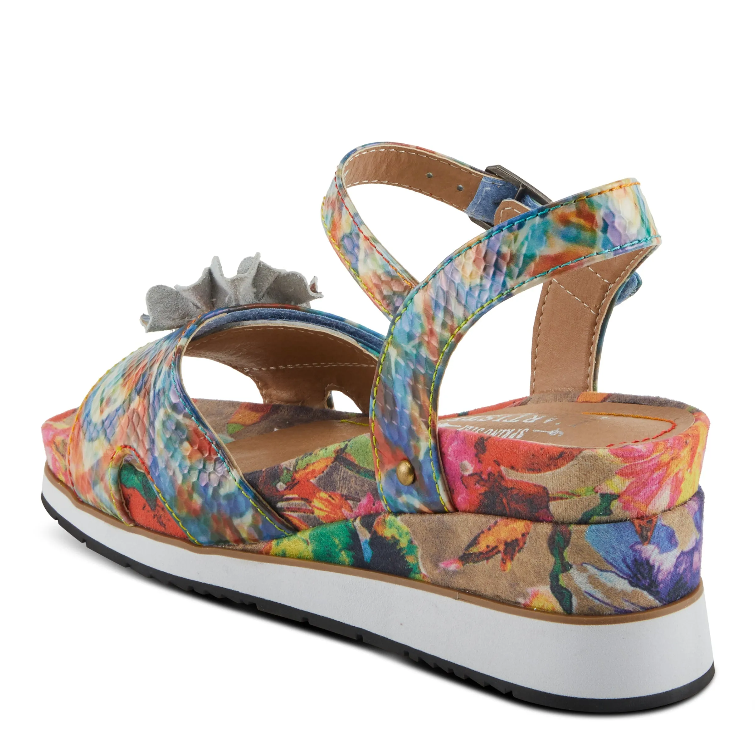 Spring Step Shoes L'Artiste Camae Sandals Women’s Leather Hook and Loop