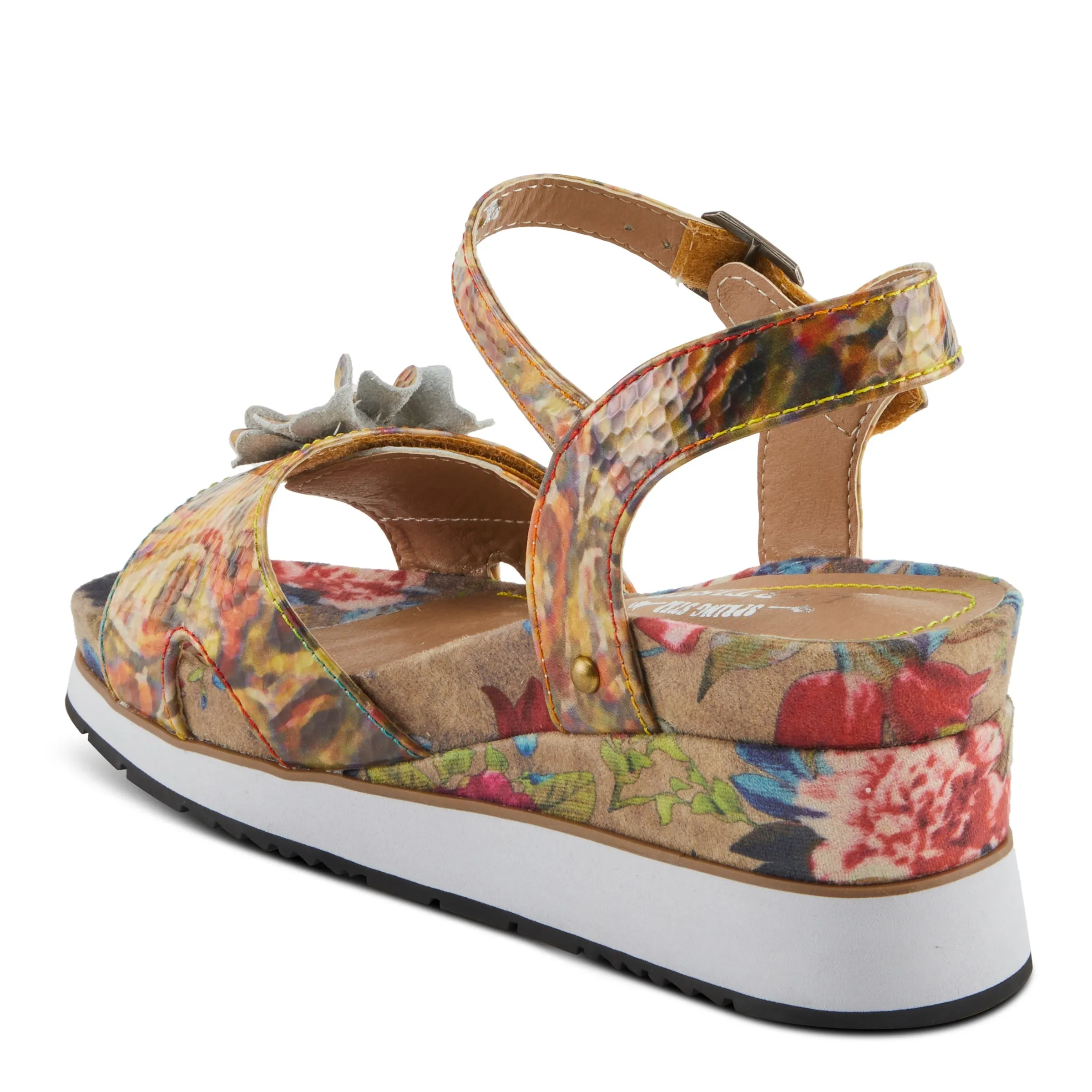Spring Step Shoes L'Artiste Camae Sandals Women’s Leather Hook and Loop