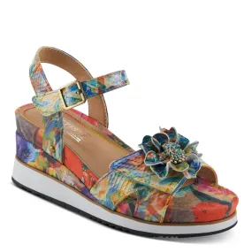 Spring Step Shoes L'Artiste Camae Sandals Women’s Leather Hook and Loop