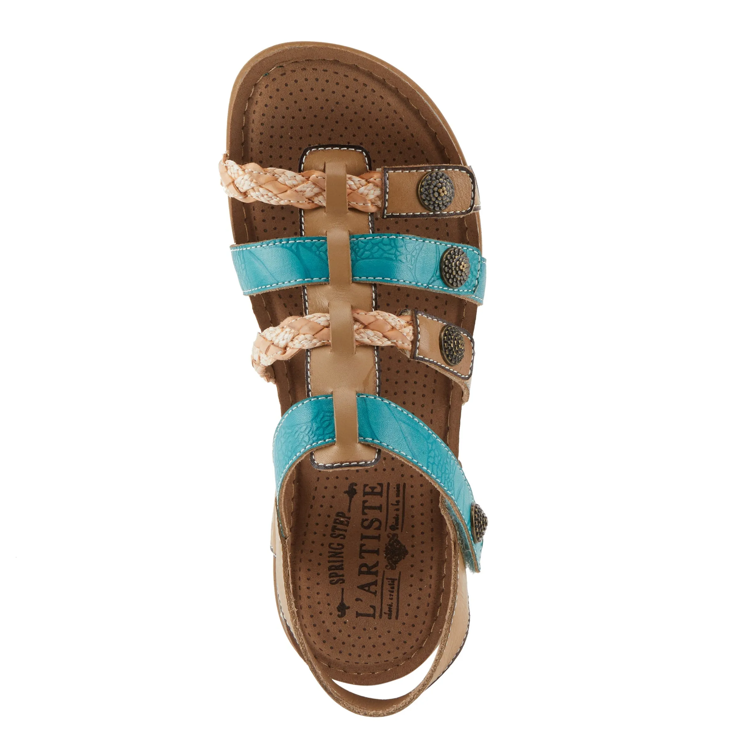 Spring Step Shoes L'Artiste Delila Women's Hand Painted Leather Sandals