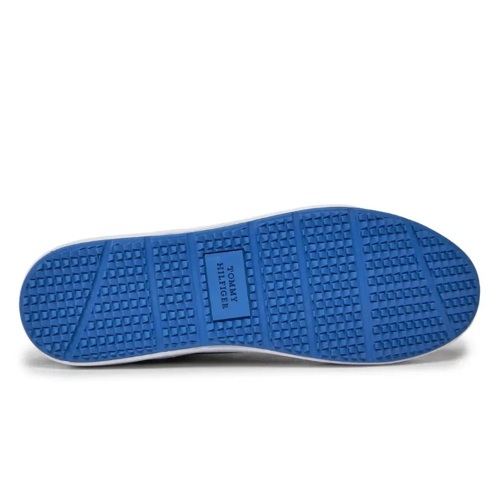 Tommy Hilfiger TH Hi Vulc Cleat LTH Mix Sneaker Men - NVY
