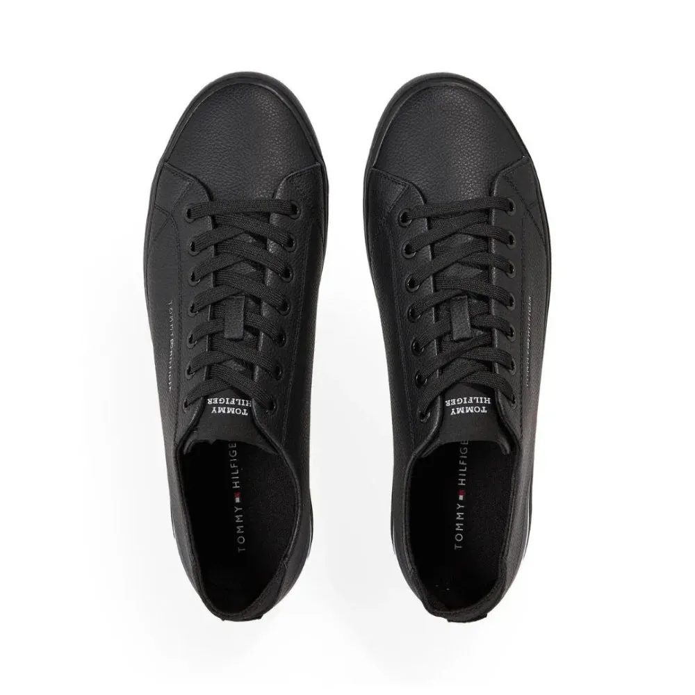 Tommy Hilfiger Th Hi Vulc Core Low LTH Stripes Sneaker Men - BLK