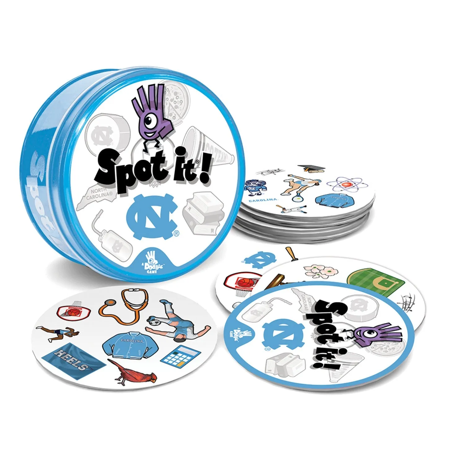 UNC Tar Heels Spot It! Card Game