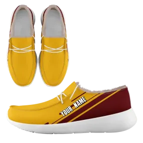 Unique Gift,Personalized Corporate Sneakers, Custom usiness Casual Custom Shoes with Fur, Company Event Gift
