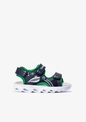 Unisex Blue With Lights Sport Sandals