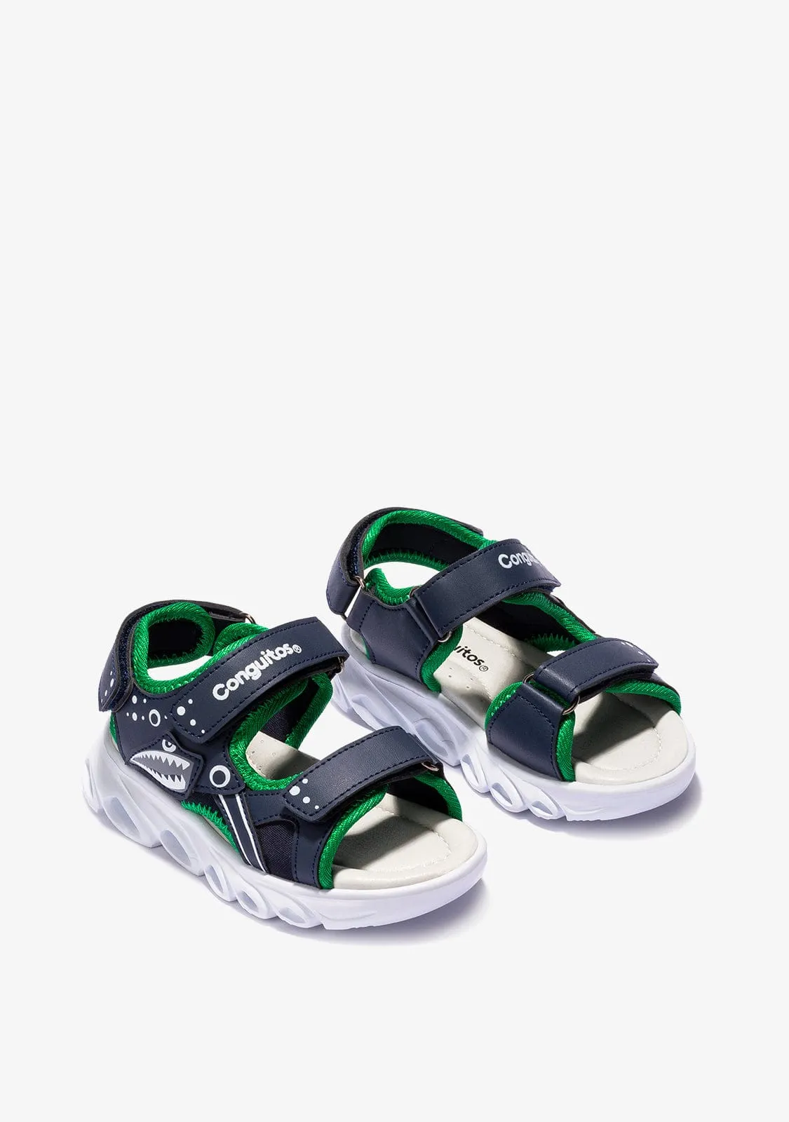 Unisex Blue With Lights Sport Sandals