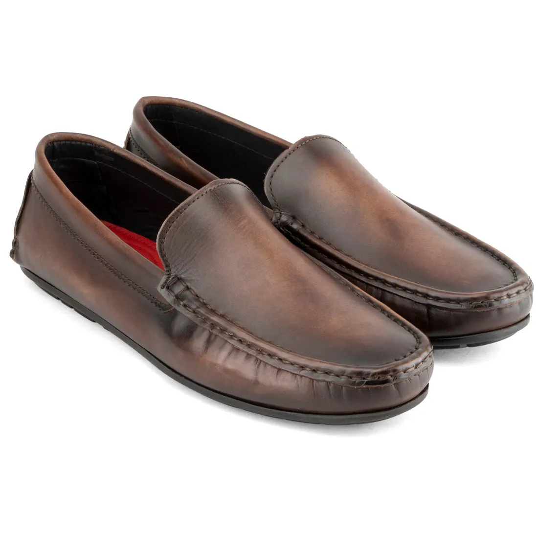 Walnut Brown Patina Loafers