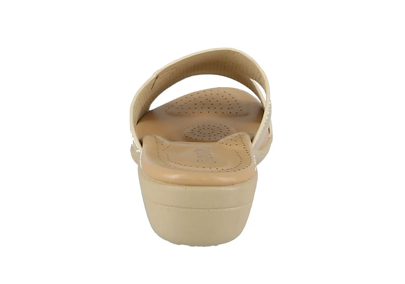 WOMAN'S SHOES BEIGE PU COMFORT SANDALS TR35-24